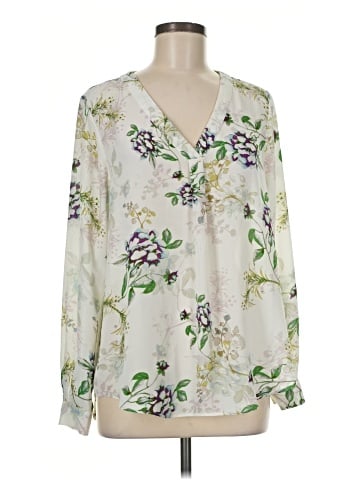 Rose + Olive Long Sleeve Blouse (view 1)