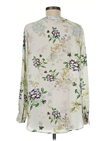 Rose + Olive Long Sleeve Blouse (view 2)