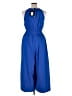 Halston Solid Blue Jumpsuit Size 14 - photo 2