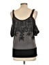 Harley Davidson 100% Polyester Gray Sleeveless Blouse Size L - photo 2