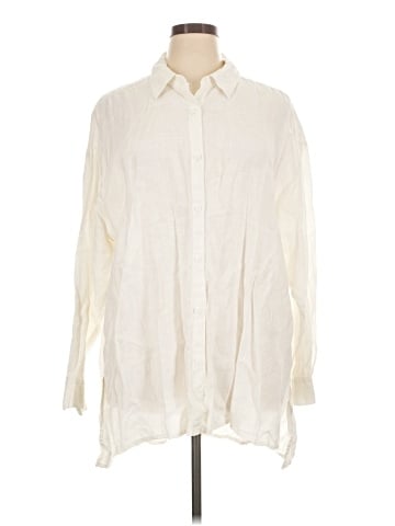 Eileen Fisher Long Sleeve Button-Down Shirt (view 1)