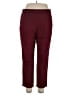 Lands' End Solid Burgundy Active Pants Size 14 - photo 1