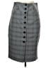 Twenty One Plaid Gray Formal Skirt Size M - photo 1
