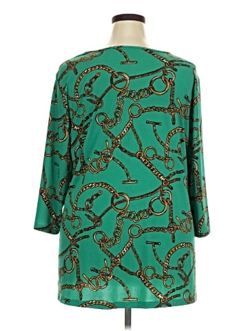Susan Graver 3/4 Sleeve Blouse (view 2)