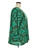 Susan Graver Teal 3/4 Sleeve Blouse Size 2X - photo 4
