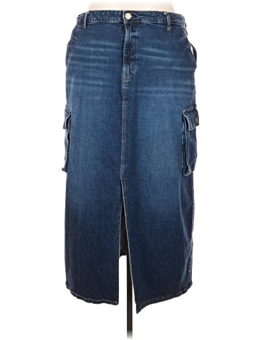 a.n.a. A New Approach Denim Skirt (view 1)