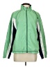 Bcg 100% Polyester Color Block Green Track Jacket Size M - photo 1