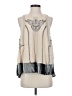 Moulinette Soeurs 100% Polyester Silver Sleeveless Blouse Size XS - photo 1