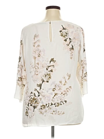 Rose + Olive 3/4 Sleeve Blouse (view 2)