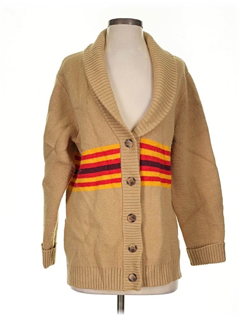 Pre-owned Callahan Cardigan Sweater In Tan