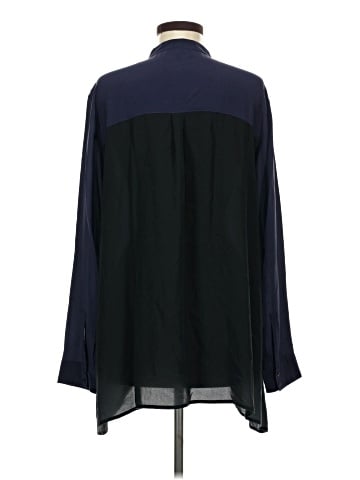 Eileen Fisher Long Sleeve Silk Top (view 2)