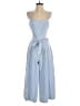 Club Monaco 100% Polyester Solid Blue Jumpsuit Size 4 - photo 1