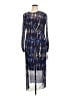DKNY Graphic Blue Cocktail Dress Size 14 - photo 1