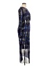 DKNY Graphic Blue Cocktail Dress Size 14 - photo 4