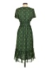 Max Studio 100% Polyester Paisley Green Casual Dress Size XS - photo 2
