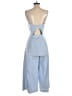 Club Monaco 100% Polyester Solid Blue Jumpsuit Size 4 - photo 2