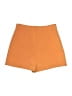 Zara Solid Orange Shorts Size XS - photo 2