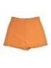 Zara Solid Orange Shorts Size XS - photo 1