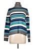 Chaps Stripes Blue Pullover Sweater Size Lg Petite - photo 1