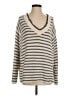 American Eagle Outfitters Stripes Ivory Pullover Sweater Size XS - photo 1