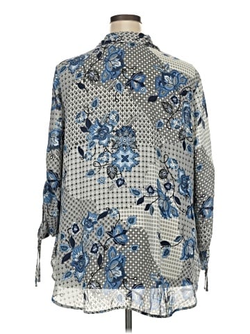 Roz & Ali 3/4 Sleeve Blouse (view 2)