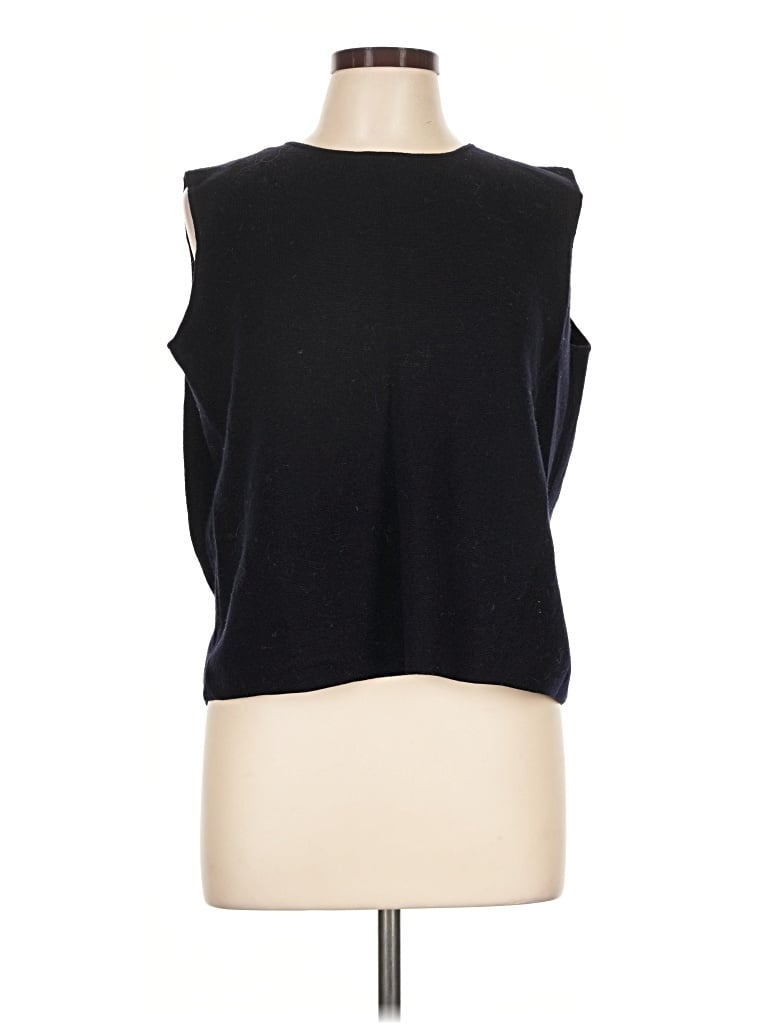 Pre-owned Cos Sleeveless Top Black Boatneck Tops