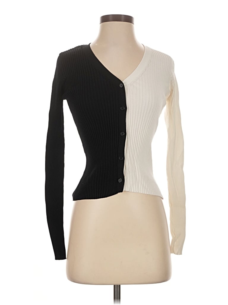 Pre-owned Staud Cardigan Sweater In Ivory