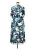 DKNY Print Blue Casual Dress Size 18 - photo 2