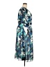 DKNY Print Blue Casual Dress Size 18 - photo 4