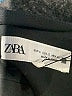 Zara 100% Polyester Solid Black Skort Size S - photo 3