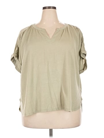Lane Bryant Short Sleeve Blouse (view 1)