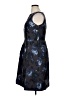 Talbots Graphic Blue Cocktail Dress Size 16 Petite - photo 5