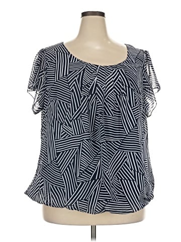 DressBarn Short Sleeve Blouse (view 1)