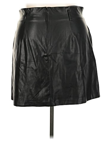 Banana Republic Factory Store Faux Leather Skirt (view 2)