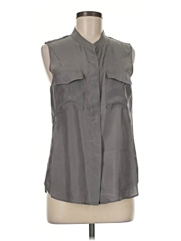 Theory Sleeveless Button-Down Shirt (view 1)