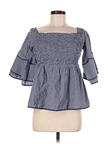 American Eagle Outfitters 3/4 Sleeve Blouse (view 1)