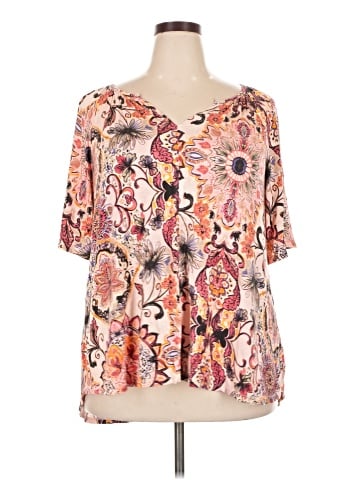 Lane Bryant Short Sleeve Blouse (view 1)