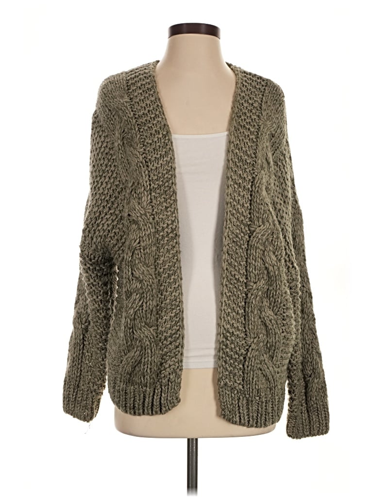 Pre-owned Wishlist Cardigan Sweater In Tan