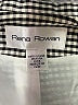 Rena Rowan 100% Silk Houndstooth Silver Silk Blazer Size M (estimated) - photo 6