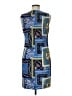 J. McLaughlin Graphic Blue Casual Dress Size 6 - photo 2