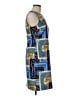 J. McLaughlin Graphic Blue Casual Dress Size 6 - photo 4