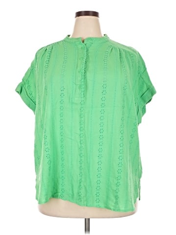 Lane Bryant Short Sleeve Blouse (view 1)