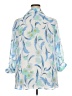 Willi Smith Floral Blue 3/4 Sleeve Blouse Size 2X - photo 2