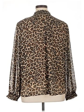 St. John's Bay Long Sleeve Blouse (view 2)