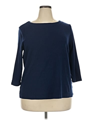 Croft & Barrow 3/4 Sleeve T-Shirt (view 1)