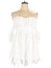 Identify 100% Polyester White Romper Size 1X - photo 1