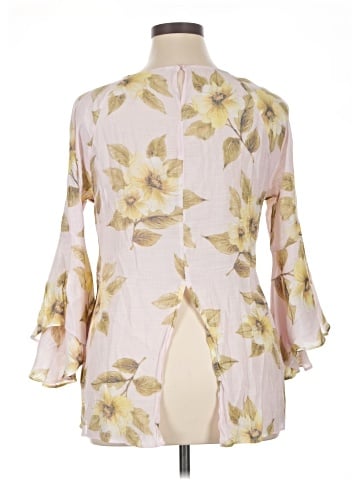 LC Lauren Conrad 3/4 Sleeve Blouse (view 2)