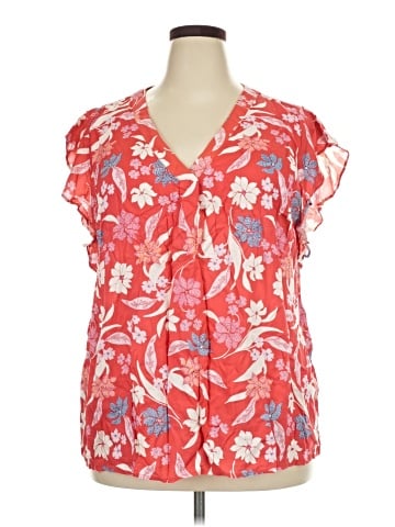 Jones & Co Short Sleeve Blouse (view 1)