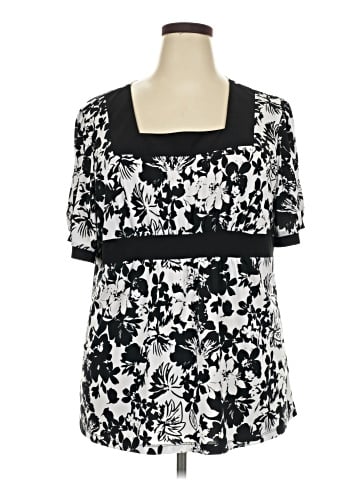 Fashion Bug Short Sleeve Blouse (view 1)