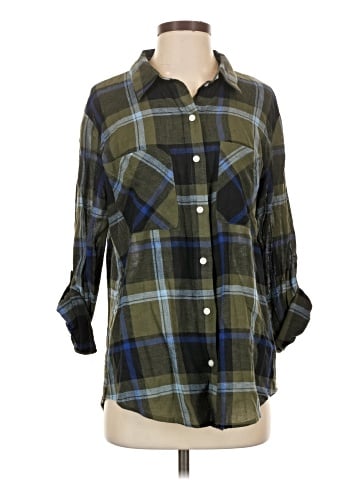 Sanctuary 3/4 Sleeve Button-Down Shirt (view 1)
